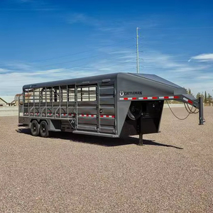 Remolque para Ganado Lifestock 6.8x24, Altura de la Carrocería [6.8m], Carga Útil Máxima 3500kg, Remolque Combinado de Doble Eje con Jaula para Ganado - Product Image 3
