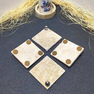 Sous-verres en bois peints à la main de haute qualité Tampons de boisson artisanaux pour cadeaux traditionnels, événements culturels et sous-verres en pierre - Product Image 4