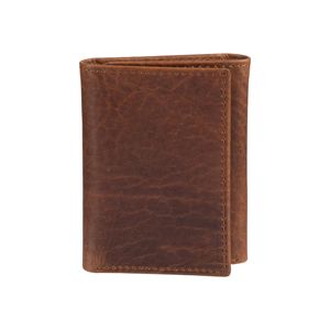 Portefeuille court vintage en cuir PU RFID pour hommes avec fermeture ouverte et décoration lettre – Vente en gros - Product Image 1