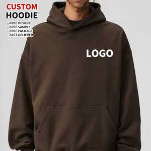 Fabricants de sweats à capuche OEM personnalisés pour hommes, style streetwear graphique d'hiver, en molleton bouclette de coton épais, coupe oversize, coupe-vent - Product Image 1