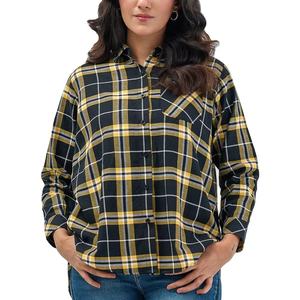 Nuevo Diseño, Camisas Elegantes de Mujer 100% Viscosa, Estampado de Leopardo, Manga Larga, Cuello Cuadrado con Encaje, Blusa Informal para Otoño - Product Image 1