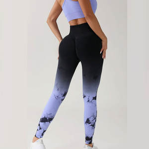 2024 Custom Made Sublimated Women's <b>Leggings</b> High Waist Breathable Polyester Spandex Fabric High Quality Full Length <b>Top</b> - Product Image 2