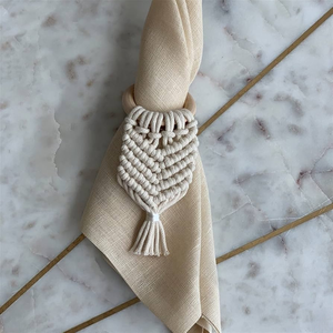 2025 India Luxe ronds de serviette faits à la main supports décoratifs uniques pour les thèmes occidentaux serviettes à manger en vrac - Product Image 4