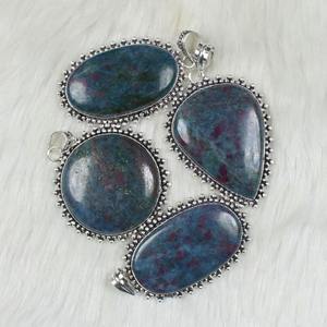 สร้อยคอจี้พลอยทับทิมธรรมชาติดีไซน์แบบ kyanite คอลเลกชั่นขายส่งสำหรับเครื่องประดับเงินกรอบการตั้งค่า manauafaters - Product Image 3