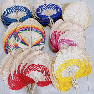Éventails à main en bambou vintage faits à la main du Vietnam-Artisanat traditionnel pour souvenirs, cérémonies et décor personnalisé - Product Image 1