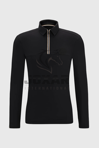 Camisa de equitación de manga larga para hombre, resistente a los rayos UV, tela de secado rápido para entrenamiento estable y equitación, nuevo diseño - Product Image 5