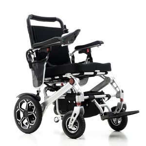 Vendita calda medico leggero pieghevole sedia a rotelle elettrica per gli anziani telecomando batteria al litio - Product Image 2