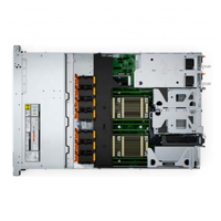 Bel PowerEdge R660xs Server 1U Rackmount, kinerja tinggi dengan 16 slot DIMM DDR5 prosesor ganda untuk Ai Bisnis