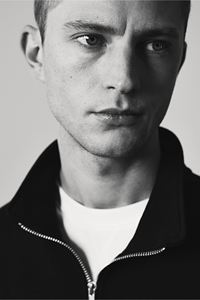 Men's Zip-<b>Top</b> Cotton Polyester Sweatshirt Stand-Up Collar Dropped Shoulder <b>Long</b> Sleeve Loose Fit <b>Black</b> Bland T-Jacket Winter - Product Image 3