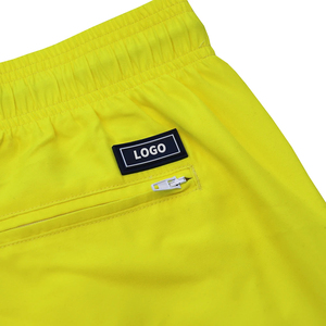 Custom Logo Front <b>Men</b> Summer Beach <b>Shorts</b> Breathable Waterproof Canvas Elastic Waist Spandex Polyester Beach <b>Shorts</b> For <b>Men</b> - Product Image 6