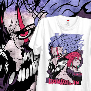 เสื้อยืดคอตตอนลายอนิเมะ Dandadan รุ่น Top Component - Product Image 2