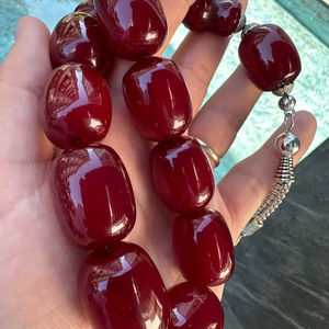 Chapelet musulman en résine polie écologique, design ange, tasbih, chapelet pour la décoration de la maison, vente en gros - Product Image 1