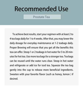Reine natürliche Kräuterextrakt-Teebeutel für Herren Prostata Healthcare OEM Private Label für Erwachsene - Product Image 3