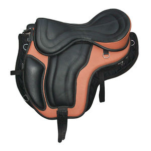 Handmade Premium Treeless Western Saddle Lightweight Flexible Genuine <b>Leather</b> with Supportive for Comfortable All-Day Riding - Product Image 1
