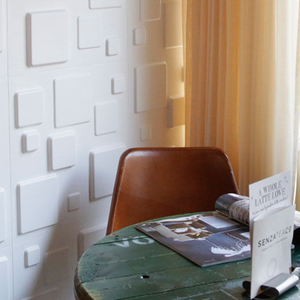 3D thân thiện với môi Hình Học trang trí 3m2 sợi tự nhiên tấm Tường 3m2 gói 3D Tường bao gồm - Product Image 5