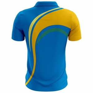T-shirts personnalisés pour hommes, performance optimale, printemps-été, 100 % polyester tricoté, séchage rapide, manches courtes, motif imprimé, vente en gros - Product Image 2