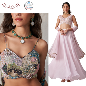 Kurti/Traje/Kurta Elegante de Moda India y Pakistaní para Mujer, Corte Entallado, Hecho de Poliéster para Bodas y Fiestas - Product Image 2