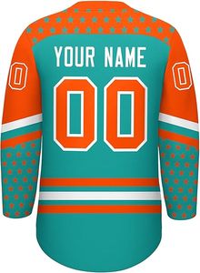 Camiseta de hockey sobre hielo personalizada para hombre, uniforme de equipo de secado rápido sublimado de manga larga 2025, ropa deportiva OEM, proveedor de fábrica - Product Image 3