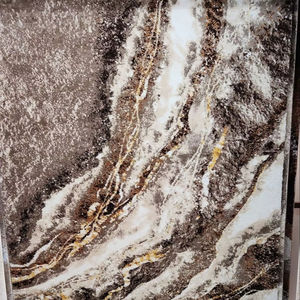 Tapis d'intérieur moderne abstrait bohème floral tissé à poils longs, doux et luxueux pour salon et chambre à forte circulation - Product Image 1