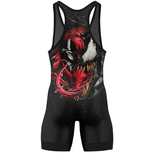 Vente chaude Personnalisé Nouveau Style Animal Design Polyester Tous Les Singlets De Lutte Sublimés - Product Image 4