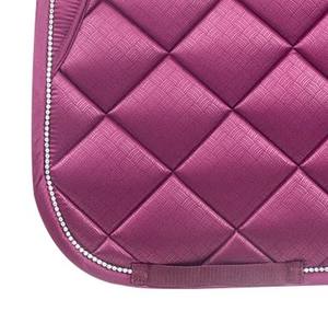 Selle de cheval à usage quotidien avec cordon en diamant, polaire en polyester pour le saut d'obstacles, fabricant sur mesure en gros pour l'équitation active - Product Image 2