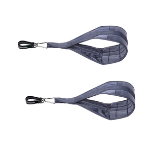 Correas de Levantamiento de Pesas de Nailon con Acolchado Antideslizante, Cierre de Hebilla Ajustable, Elasticidad Moderada, para Gimnasio, Levantamiento de Pesas, Unisex - Product Image 4