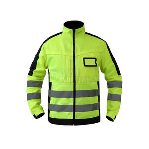 Servicio OEM, Suministro de Fábrica, Traje de Seguridad para Hombre de Alta Visibilidad, 100% Poliéster, Mangas Largas, Impermeable y Transpirable, Venta al Por Mayor - Product Image 2