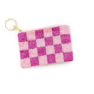 Monedero Elegante y Ligero, Hecho a Mano con Cuentas Bordadas, Forma Cuadrada, Personalizable para Fiestas Navideñas - Product Image 1
