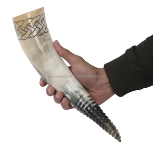 Soporte de Lujo para Cuerno Vikingo, Material Orgánico Pulido, Estilo Romántico, Ecológico, Logotipo Personalizado, Regalo de Navidad - Product Image 3