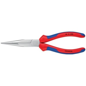 For KNIPEX Mechanic's Pliers 200 mm Straight Form 1 Multi-Component Handles Chrome-Plated - Product Image 4