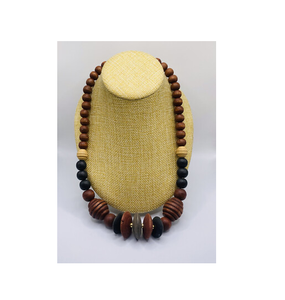 Collar de cuentas de madera Mala para meditación Chakra de madera Malas joyería de moda espiritual con cuentas Mala collares - Product Image 4