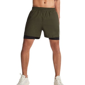 Athletic <b>Shorts</b> 2-in-1 Gym Workout Running <b>Shorts</b> with <b>Towel</b> Loop Liner <b>Shorts</b> - Product Image 3