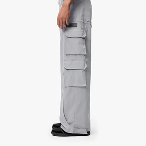 กางเกงวอร์มทรงแบ็กกี้ของผู้ชายกางเกงวอร์มผ้าวูลเอวยางยืดออกแบบโลโก้ได้ตามต้องการน้ำหนักมากแบบลำลอง - Product Image 3