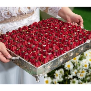 Porte-bonbons en métal écologique de la meilleure qualité Bol de service à chocolat en métal brun au design moderne pour événements ou occasions spéciales - Product Image 4