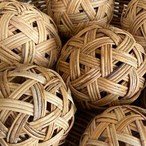 Produits d'artisanat vietnamien-boule ronde en rotin pour Sepak Takraw Sport/Caneball/décor de Noël taille personnalisée - Product Image 4