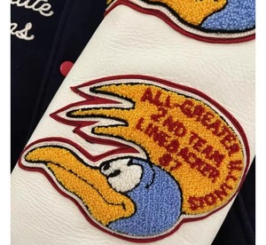 Diseño de bordado personalizado American College Letterman Chaquetas American College Logos Chaquetas de béisbol - Product Image 4