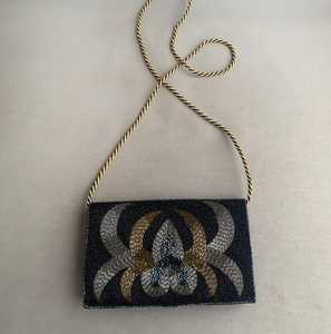 Sac à main décontracté en perles de verre multicolores de forme personnalisée MS Handicraft avec poignée, sac baguette fait main indien - Product Image 4