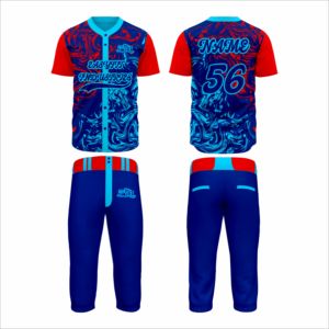 Último Diseño, Nuevo Estilo, Conjuntos de Uniformes de Béisbol 100% Poliéster, Calidad Premium, Color Sólido, Secado Rápido, Personalización Frontal para Venta en Línea - Product Image 5