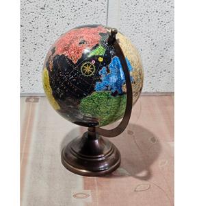 Premium Metal World <b>Globe</b> with Silver Stand Elegant Desktop Decor - Product Image 2