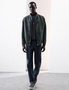 Veste décontractée coupe-vent à manches longues d'automne Manteau Bomber Jackets Vêtements pour hommes Automne Hiver Veste pour hommes - Product Image 2