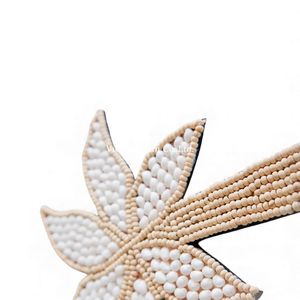 Decoración de Pared de Conchas Marinas Naturales con Palmeras, Hecha a Mano para Cuarto de Bebé o Niños, Decoración Costera Suave - Product Image 2