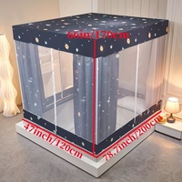 Moustiquaire de lit portable et pliable, tente de couchage intérieure, auvent anti-insectes pop-up pour usage domestique
