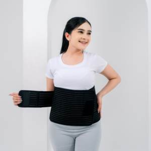 Corset en bambou nano ultra fin, ultra doux, respirant, avec sangles élastiques en coton pour le soutien de l'abdomen/de la taille/du dos, confort quotidien - Product Image 3