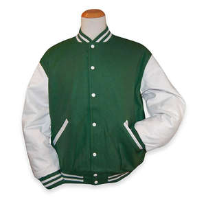 Vestes d'université pour hommes de grande taille vestes d'université vierges en gros veste d'université Letterman unie avec logo personnalisé veste d'université pour hommes - Product Image 4