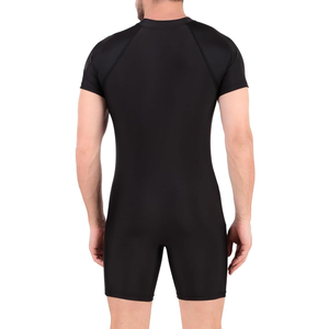 Oem alta calidad cómodo deporte traje de baño flejado una pieza traje de baño entrenamiento trajes de baño hombres personalizado Animal ecológico - Product Image 2