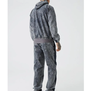 กางเกงยีนส์เดนิมลายแจ็คการ์ดแบบสั่งทำพิเศษสำหรับผู้ชาย คุณภาพพรีเมียม ผ้าเดนิมคุณภาพสูง - Product Image 2