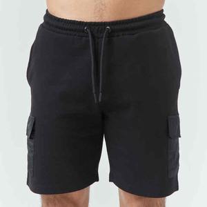 2025 ensemble court coton Polyester T-Shirts et ensemble court été Streetwear col rond t-shirt Shorts double ensemble pour hommes - Product Image 6