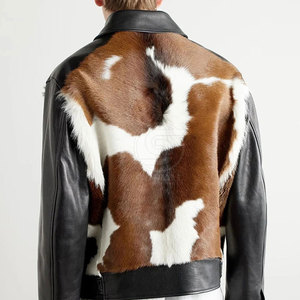 Chaqueta de Cuero Vacuno para Hombre de Primera Calidad, Diseño Único en la Parte Delantera, Chaqueta de Invierno Ecológica Hecha en Pakistán, Venta al Por Mayor - Product Image 5