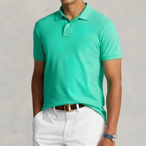 Polos pour hommes séchage rapide couleur unie logo personnalisé imprimé tenue décontracté polo pour hommes polos personnalisés pour hommes - Product Image 1