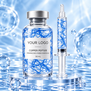 Wholesale Korean Style Skin Care Ampoule <b>Serum</b> 30ml Private Label PDRN NAD+ Exosome Copper Peptide Brightening Moisturizing - Product Image 2